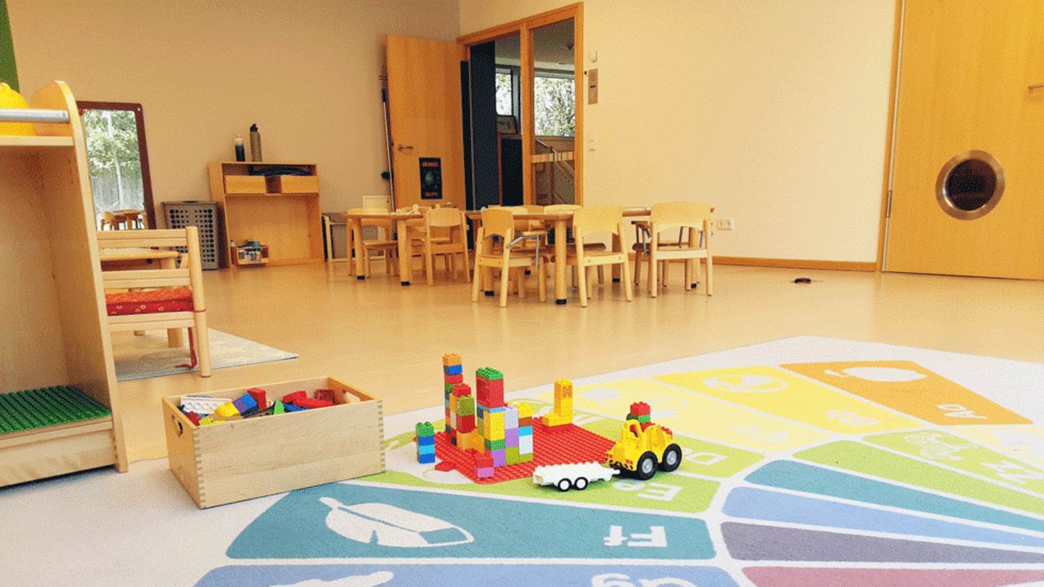 in der Kinderkrippe 